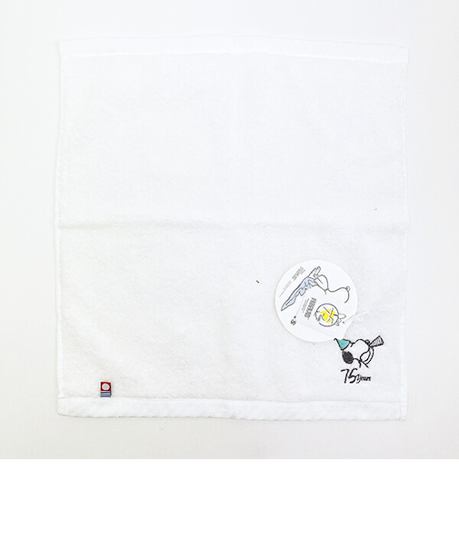 スヌーピー PEANUTS 75th かるわた ウォッシュタオル ホワイト 今治 日本製 西川 SNOOPY