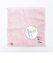 スヌーピー PEANUTS 75th かるわた ミニタオル ピンク ハンカチ 今治 日本製 西川 SNOOPY