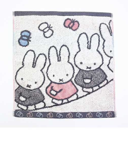 ミッフィーとおともだち miffy ウォッシュタオル アイボリー 日本製 西川