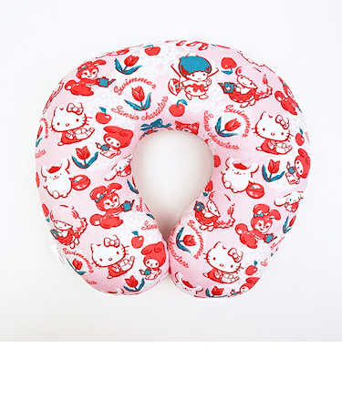 サンリオキャラクターズ × SWIMMER(スイマー) ネックピロー (ピンク) 枕 旅行 Sanrio
