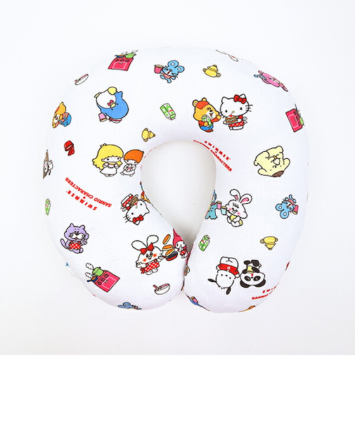 サンリオキャラクターズ × SWIMMER(スイマー) ネックピロー (ホワイト) 枕 旅行 Sanrio