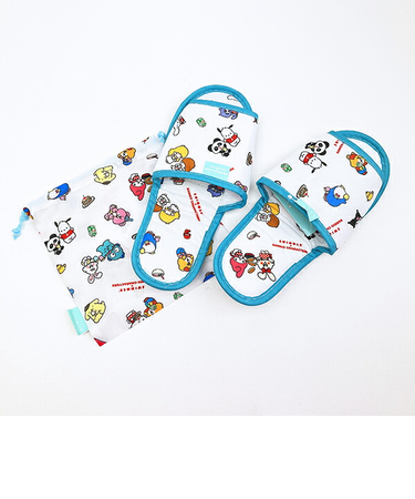 サンリオキャラクターズ × SWIMMER(スイマー) 携帯スリッパ (ホワイト) (24~26cm) 旅行 Sanrio