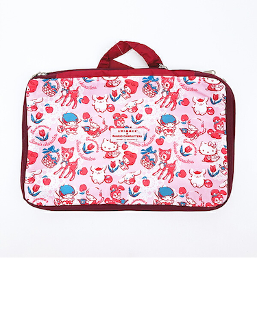 サンリオキャラクターズ × SWIMMER(スイマー) 圧縮トラベルポーチ (ピンク) 旅行 Sanrio