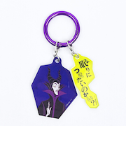 ディズニー パワーワード・ヴィランズ マレフィセント 2チャームキーホルダー Disney