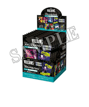 ディズニー パワーワード・ヴィランズ シークレットスタンド缶バッジ 全8種 コンプリートBOX 日本製 Disney