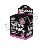 ディズニー パワーワード・ヴィランズ シークレットアクリルミラーシール 全8種 コンプリートBOX Disney