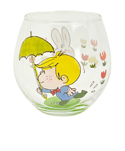 水森亜土 男の子 丸グラス  コップ 日本製