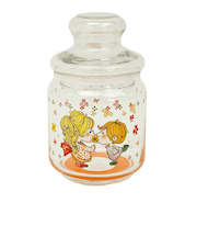 水森亜土 カップル ガラスキャニスター 日本製