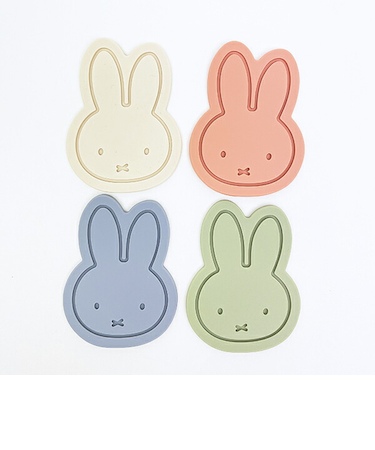 ミッフィー miffy コースター 4枚セット ウォーム
