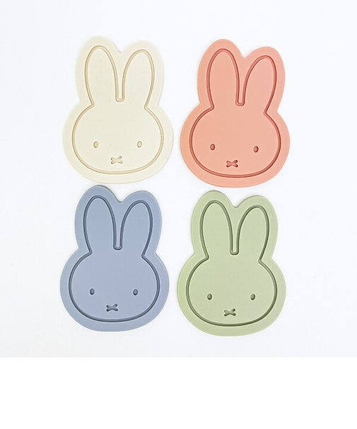ミッフィー miffy コースター 4枚セット ウォーム
