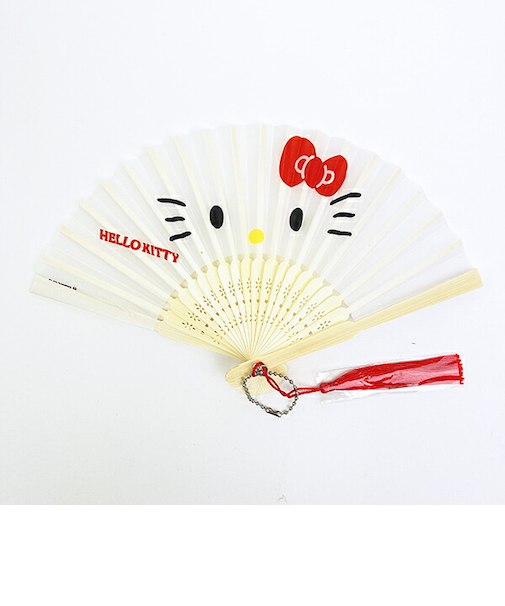 サンリオ ハローキティ ミニ扇子キーホルダー Sanrio