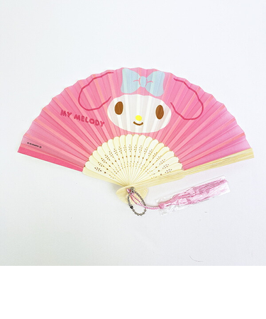サンリオ マイメロディ ミニ扇子キーホルダー Sanrio