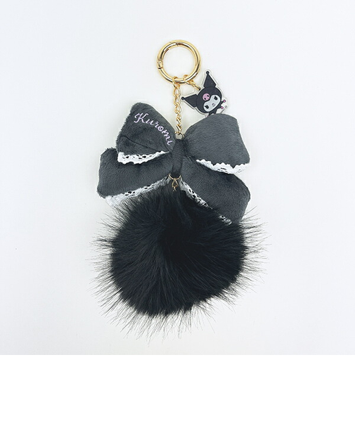 サンリオ クロミ リボンファーチャーム ブラック Sanrio