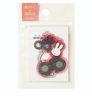 ミッフィー miffy フレークシール (ピンク) 文具 MIFFY＆MUSICシリーズ