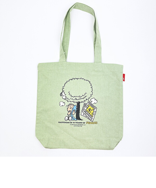 スヌーピー チャーリーブラウン トートバッグ トール ミント PEANUTS 75th ROOTOTE ルートート SNOOPY