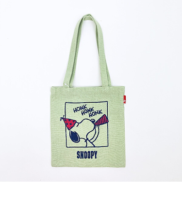 スヌーピー ミニトートバッグ ベビールー ミント PEANUTS 75th ROOTOTE ルートート SNOOPY