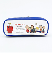 スヌーピー ボックスペンポーチ 白 PEANUTS 75th SNOOPY