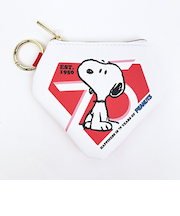 スヌーピー ダイヤモンドポーチ (ピンク) PEANUTS 75th SNOOPY