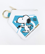 スヌーピー ダイヤモンドポーチ (グリーン) PEANUTS 75th SNOOPY