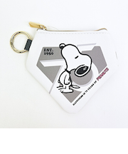 スヌーピー ダイヤモンドポーチ (グレー) PEANUTS 75th SNOOPY