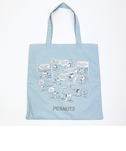 スヌーピー トートバッグ (ブルー) コミックトラベルシリーズ SNOOPY