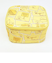 スヌーピー たためるボックスポーチ (イエロー) コミックトラベルシリーズ SNOOPY