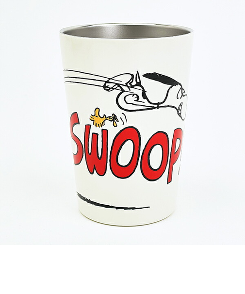 スヌーピー ステンレスタンブラー アイボリー コップ SNOOPY