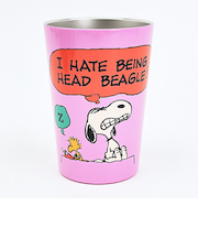 スヌーピー ステンレスタンブラー ピンク コップ SNOOPY