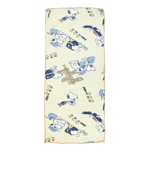 スヌーピー チラシ クイックドライビッグフェイスタオル SNOOPY