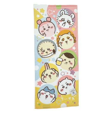ちいかわ はちゃめちゃスター フェイスタオル