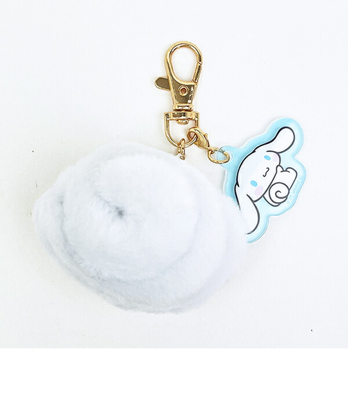 サンリオ シナモロール アクリル付きしっぽチャーム キーホルダー シナモン Sanrio