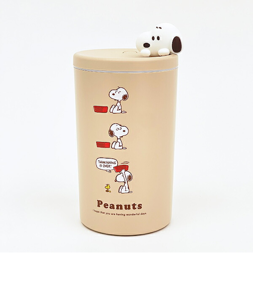 スヌーピー マスコット付きスリム加湿器 (ブラウン) SNOOPY