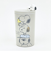 スヌーピー マスコット付きスリム加湿器 (グレー) SNOOPY