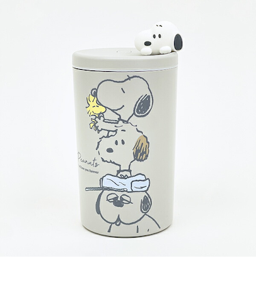 スヌーピー マスコット付きスリム加湿器 (グレー) SNOOPY