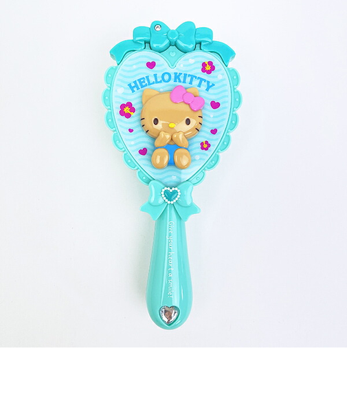 サンリオ 日焼け キティ ヘアブラシ (ミント） くし Sanrio