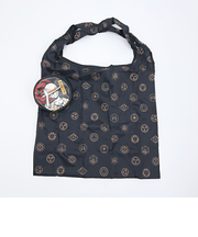 ワンピース ONE PIECE ポーチ付きエコバッグ ブラック