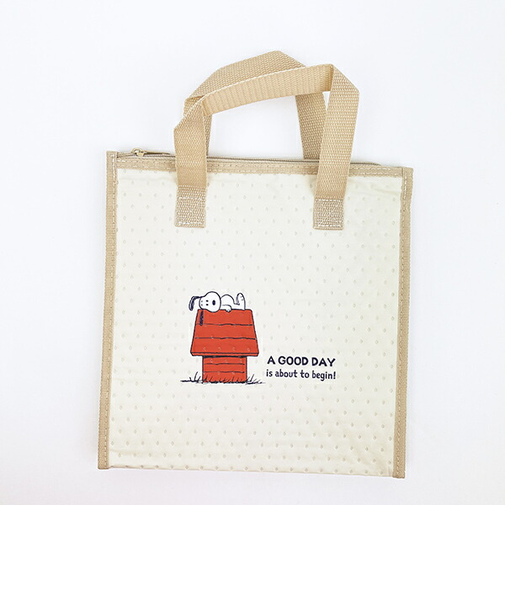 スヌーピー 不織布ランチトートバッグ Goodday SNOOPY