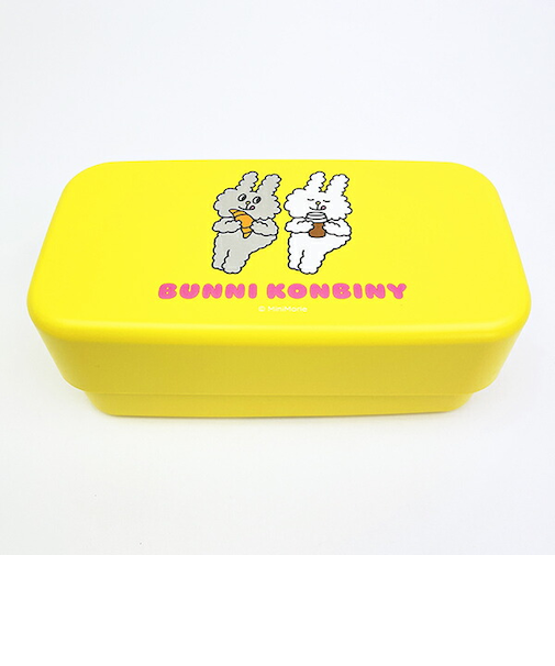 バニーコンビニ カトラリー付ランチボックス 2段 (1000ml) 弁当箱 日本製