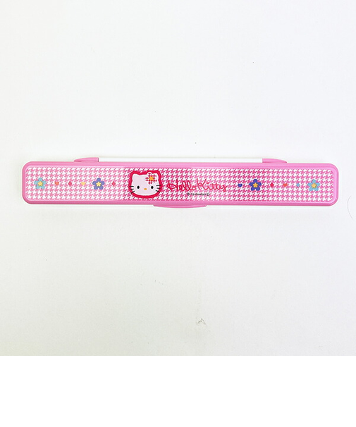 サンリオ ハローキティ 抗菌音の鳴らない箸箱セット ランチ カオハナシリーズ 日本製 Sanrio