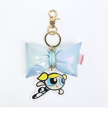 パワーパフガールズ バブルス リボンチャーム キーホルダー パワパフ