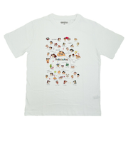 クレヨンしんちゃん 相関図 Tシャツ Lサイズ (ホワイト) アパレル
