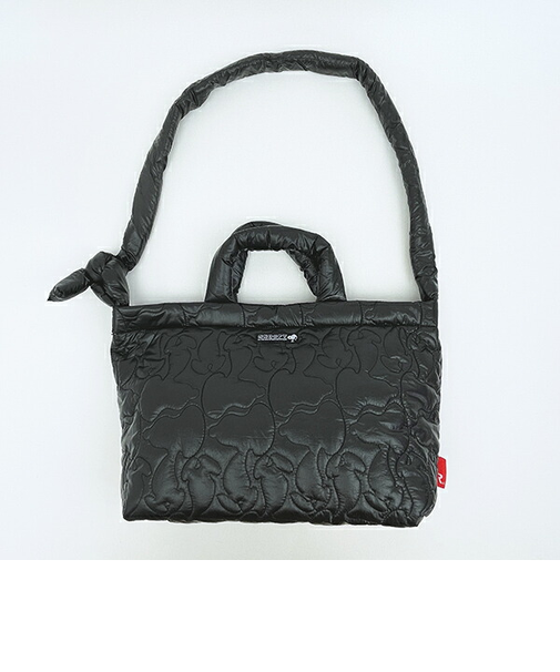 スヌーピー 2WAYミディアムショルダーバッグ シャイニーブラック ROOTOTE ルートート SNOOPY