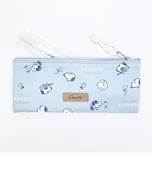 スヌーピー 歯ブラシポーチ グレー トラベル Dusky paletteシリーズ SNOOPY