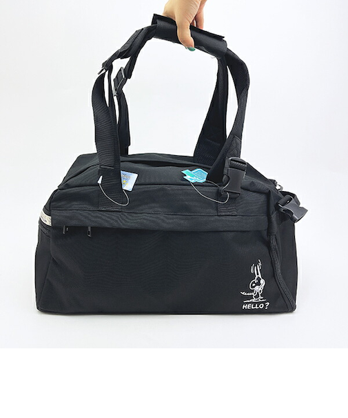 スヌーピー ボストンリュック (ブラック) バッグ トラベル SNOOPY