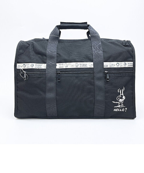 スヌーピー ボストンバッグ (ブラック) トラベル SNOOPY