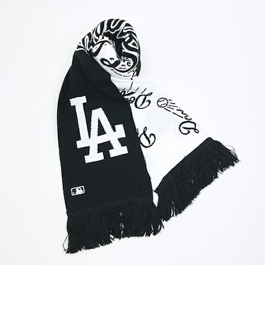 MLB(メジャーリーグ) ドジャース マフラー ブラック アパレル