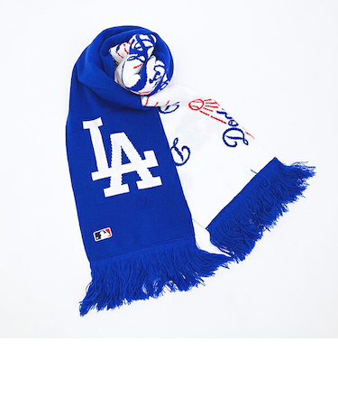 MLB(メジャーリーグ) ドジャース マフラー ブルー アパレル