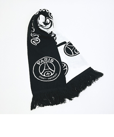 パリサンジェルマン マフラー ブラック アパレル
