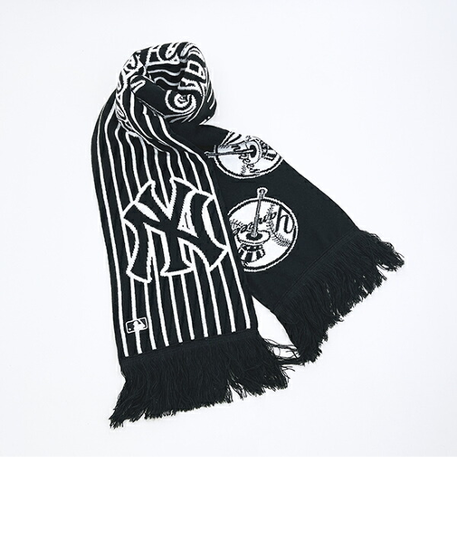 MLB(メジャーリーグ) ヤンキース マフラー ブラック アパレル