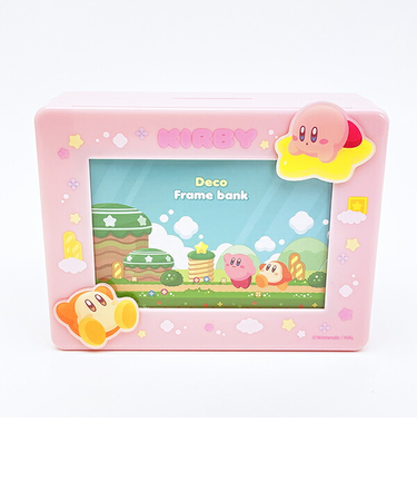 星のカービィ ワドルディ デコフレームバンク 貯金箱